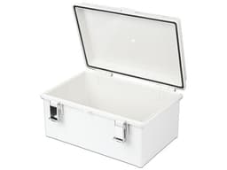 Gabinete Precision PST-3030-18E de Plástico ABS, Uso en Intemperie,Cierre por broche, IP66. Color Blanco - imagen 1