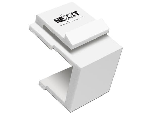 Paquete con 100 piezas de Tapa Ciega Para Placa de Pared. Color Blanco.