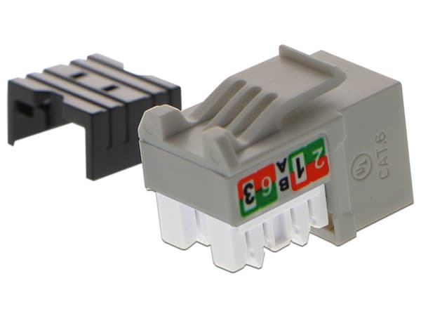 Modulo Jack Keystone Nexxt AW121NXT21 RJ-45, Cat 6, Tipo 110, Color Gris.