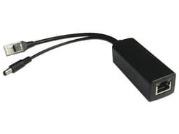Cable divisor Epcom TTPL100 de RJ-45(Hembra) a RJ-45(Macho) y DC, PoE, Para adaptar micrófonos en Cámaras IP. Color Negro - imagen 1