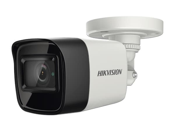 Cámara Tipo Bala Hikvision DS-2CE16U0T-ITF, 8MP (3840 x 2160), Lente de 2.8mm, IR hasta 30m,  IP67, Color Blanco.