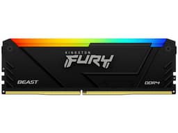 Memoria DIMM Kingston FURY Beast RGB DDR4, PC4-28800 (3600MHz), CL18, 32GB. Color Negro. - imagen 2