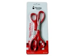 Tijeras Nextep NE-134C para Oficina de 6", Económica, 2 piezas. Color Rojo. - imagen 2