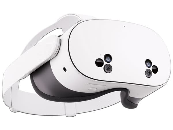 Lentes de Realidad Virtual Meta Quest 3S: Procesador Snapdragon XR2 Gen 2, Almacenamiento de 256GB, Resolución 1832 x 1920, Color Blanco.