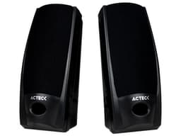 Bocinas Acteck Multimedia AX-2500 de 300 Watts PMPO, Color Negro. - imagen 1
