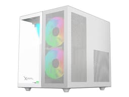 Gabinete Gamer Xzeal Cubo XZGAMC1W, Micro ATX, Mini ITX, ARGB, (sin fuente de poder). Color Blanco. - imagen 2