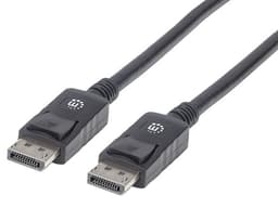 Cable de video DisplayPort (macho a macho)  Manhattan de 2 metros. - imagen 1