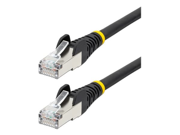 Cable de red UTP Startech NLBK-10F-CAT6A-PATCH, RJ-45 Cat6A, 3m, PoE. Color Negro