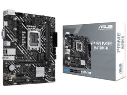 T. Madre ASUS Prime H610M-K, Chipset Intel H610,Soporta: Procesadores Intel Core 12 y 13 Gen, Socket LGA 1700,Memoria: DDR5 4800,5000,5200,5400,5600 MHz,Almacenamiento: M.2, SATA 3.0,Integrado: Audio HD, Red,Micro-ATX, Ptos: 1x PCIe 4.0 x16. - imagen 1