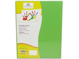 Papel cortado Eurocolors EC0006 tamaño Carta, 100 piezas. Color Verde. - imagen 2