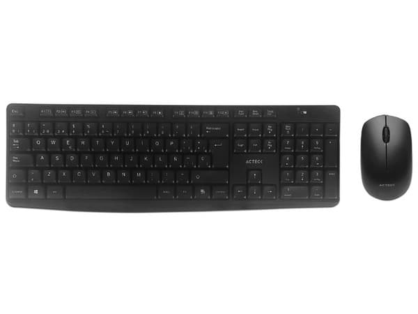 Teclado y Mouse Inalámbrico Creator MK440, inalámbrico, Color Negro.