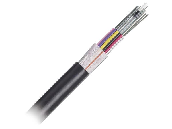 Cable de Fibra Óptica Panduit FOTNZ12 de 12 Hilos Multimodo, OM4, Color Negro. (Precio por metro)