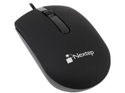 Mouse Alámbrico Nextep NE-414, USB, 1000 dpi, Color Negro. - imagen 1