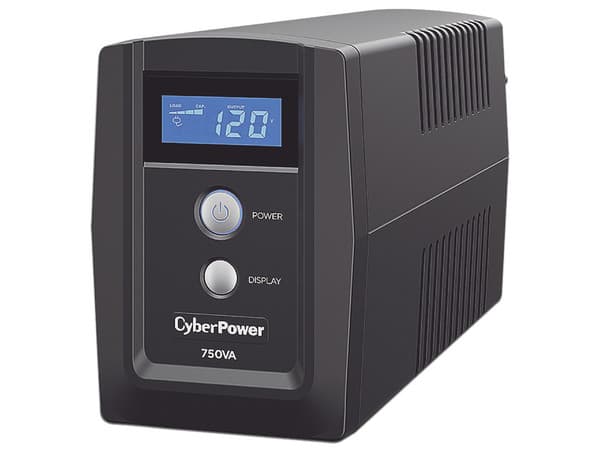 UPS CyberPower OM750ATLCD de 750VA (300W), 6 contactos NEMA 5-15R, 120V. 2 años de garantía (1 año en batería).