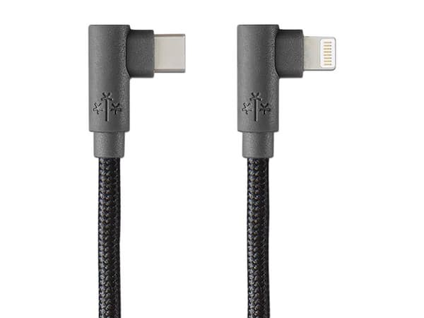 Cable Trenzado Hune AT-ACC-CA-354-ROC, Conector USB-C a Lightning (M-M), 1.2m. Color Gris.