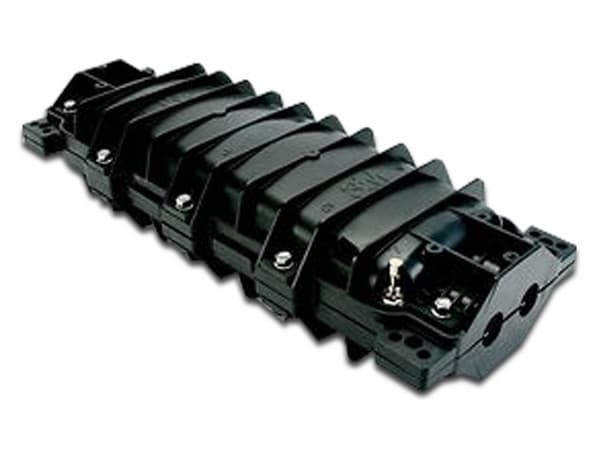 Cierre de empalme de fibra óptica 3M, 6 puertos, para 288 empalmes de fusión simple.