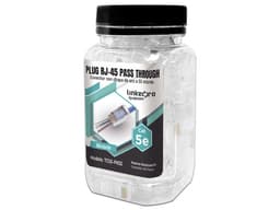 Plugs RJ-45 Linkedpro TC5S-PASS, Cat5e, Blindado, Bote con 100 Piezas. - imagen 1