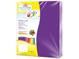 Papel cortado Eurocolors EC0016 tamaño Carta, 100 piezas. Color Morado. - imagen 1