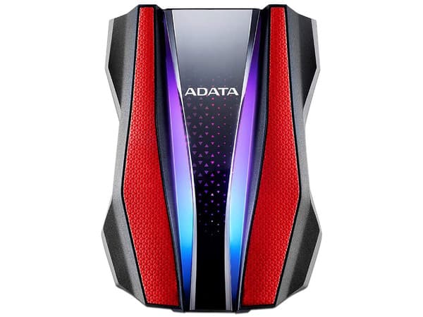 Disco Duro Portátil ADATA Warrior of Light HD770G de 1 TB a prueba de agua y golpes, USB 3.0. Color Rojo.