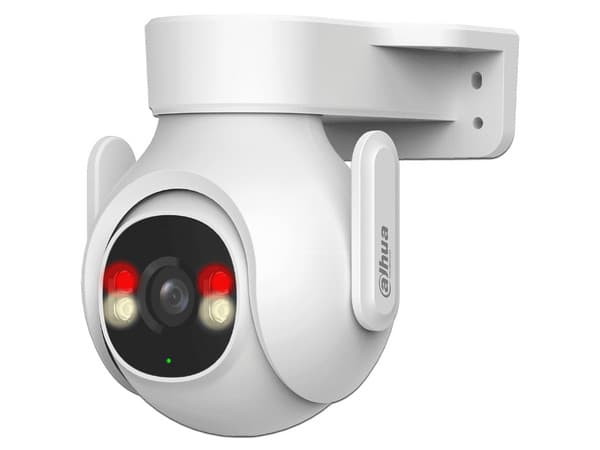 Cámara de Vigilancia IP Dahua P5B-PV de 5MP (2880 x 1620), IR hasta 30m, Wi-Fi 6, IP65, Soporta MicroSD hasta 256GB (No incluye memoria). Color Blanco.