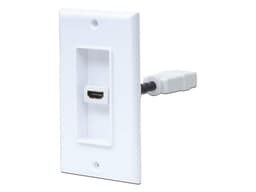 Placa de Pared Manhattan HDMI (hembra). Color blanco. - imagen 3