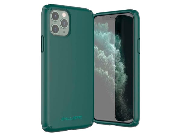 Funda protectora Ballistic Soft Jacket para iPhone 11 Pro. Color Verde.