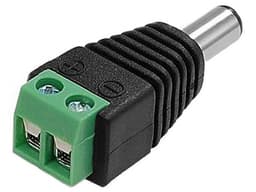 Adaptador de Alimentación  para cámaras DC macho. - imagen 1