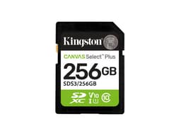 Tarjeta Memoria Flash SD Kingston SDXC Canvas Select 256GB 150MB/s C10 UHS-I U1 V10. - imagen 1