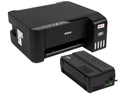 Multifuncional Epson EcoTank L3250, Sistema de Tanques de Tinta, Impresora, Copiadora y Escáner, Wi-Fi, USB. Incluye Unidad Easy UPS APC BV500-LM de 300W. - imagen 1