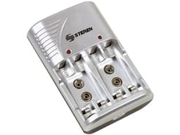 Cargador de Baterías AA, AAA y 9V, incluye 4 báterias AA. - imagen 1