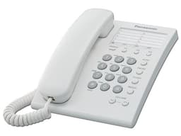 Teléfono Panasonic KX-TS550ME analógico de 13 entradas. Color Blanco. - imagen 1