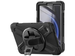 Funda De Uso Rudo BRobotix para Samsung A9 con Giro y Correa 8.7". Color Negro. - imagen 1