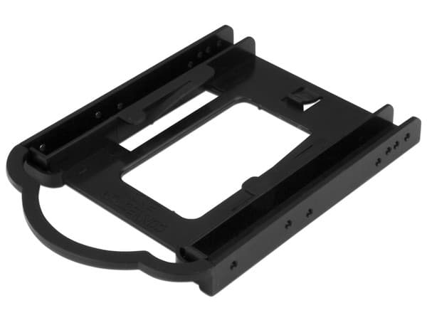 Bracket de Montaje de DD/SSD de 2.5 para Bahía de 3.5". Color Negro.