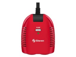 Inversor de Corriente Steren INV-150 para automóvil, 2 contactos de 3 polos, USB, 150W, 100 - 120 Vca. Color Rojo - imagen 2