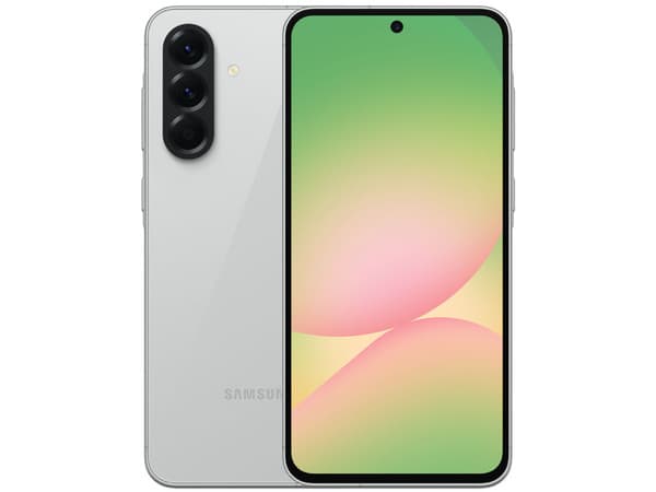 Smartphone Samsung Galaxy A56 5G: 
Procesador Octa-Core (hasta 2.9 GHz), 
Memoria RAM de 8GB, Almacenamiento de 128GB, 
Pantalla Super AMOLED Multi-Touch de 6.5" FHD+, 
Bluetooth 5.0, Wi-Fi, 
Cámara Principal de 50MP, 
Android 14. Color Gris.