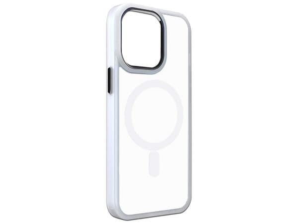 Funda TEKKU TK-01-007-004-03 ClrColor para iPhone 15 PLUS, Transparente, Compatible con MagSafe.