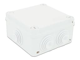 Caja Estanca de derivación Gewiss con sello de goma, Auto-extinguible, para exterior. Color Blanco. - imagen 1