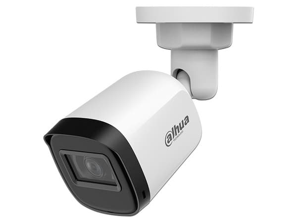 Cámara Tipo Bala Dahua HAC-B1A21-U-36 de 2MP (1920 x 1080), Lente de 3.6mm, IR hasta 30m, IP67, Color Blanco.