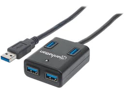 Hub Manhattan USB 3.0 Super Speed de 4 Puertos. - imagen 1
