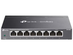 Switch TP-Link Omada DS108G, 8 puertos, 10/100/1000Mbps, 16 Gbit/s, no administrable, color negro. - imagen 1