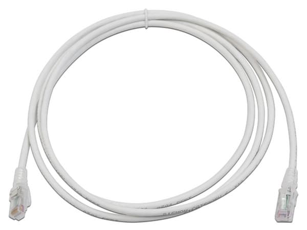 Cable de red SIEMON MC6-07-02B, Patch Cord MC6 Modular Cat6 UTP, CM/LS0H, 2.1m, Color Blanco, Versión Bulk (Sin Empaque Individual).