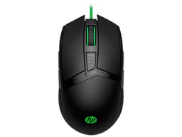 Mouse Gamer HP Pavilion Gaming 300, hasta  5000 dpi, 8 Botones, USB. Color Negro/Verde. - imagen 2