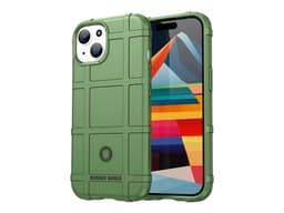 Funda protectora Tekku Rugged Shield para iPhone 15, Compatible con carga Inalámbrica, Color Verde. - imagen 1