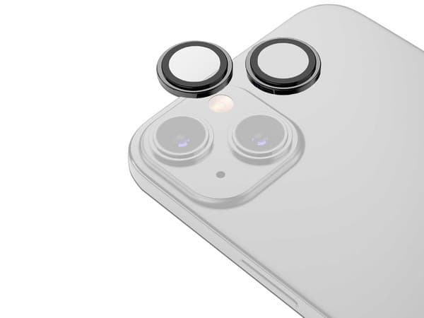 Mica Vidrio MYBAT CamShield para iPhone 15/15 PLUS, Negro, Vidrio Templado 9H, Recubrimiento Nano, Protección Anti Fragmentación.