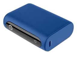 Batería Portátil Getttech GBN-M10CL-01 de 10.000mAh, 1 Puerto USB, Indicador Digital, Color Azul. - imagen 1