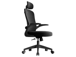 Silla de Oficina Flux Base EC343HR, Reposabrazos Abatibles, Soporta hasta 100Kg, Color Negro. - imagen 2