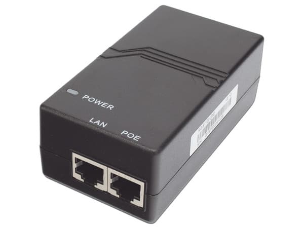 Inyector de Corriente Ruijie RGE120(GE) de 2 puertos Ethernet, PoE.