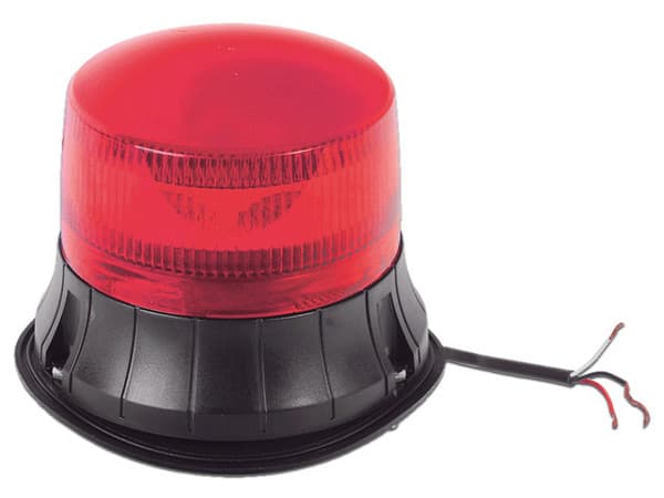 Burbuja LED Giratoria EPCOM XP-1535-R de 9 LEDS, Montaje Permanente, Color Rojo.
