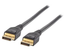 Cable de video DisplayPort Macho a Macho StarTech, 2m, Certificado VESA, con sistema de bloqueo. - imagen 1
