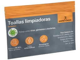 Toallas Antiestáticas Húmedas para Laptops y pantallas LCD. - imagen 1